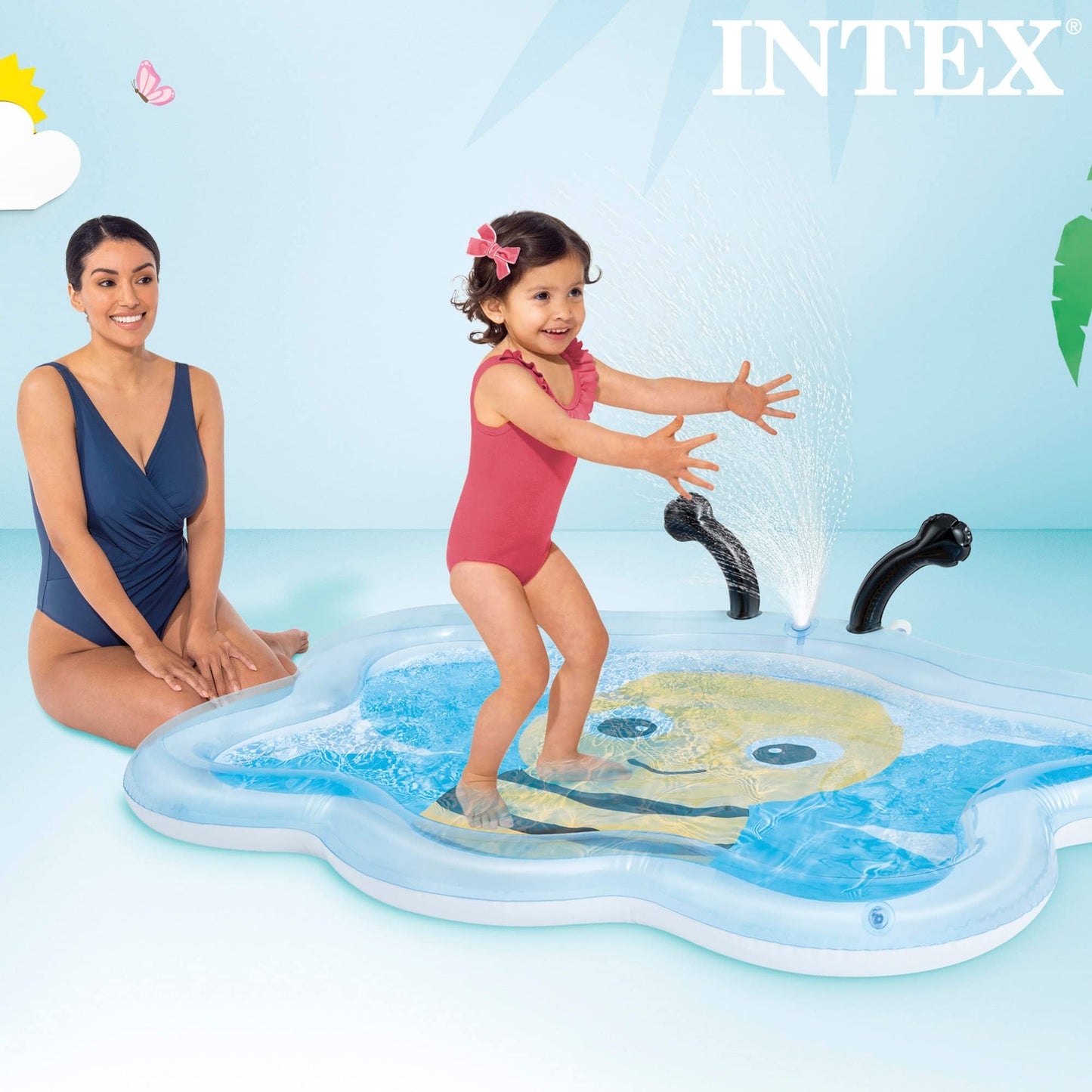 Intex piscinette Fontaine Abeille Multicolore